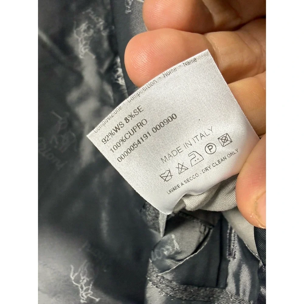 Brioni 3-Piece Suit Mens 44R Gray Cashmere Silk Bracciano Blazer Vest Trousers